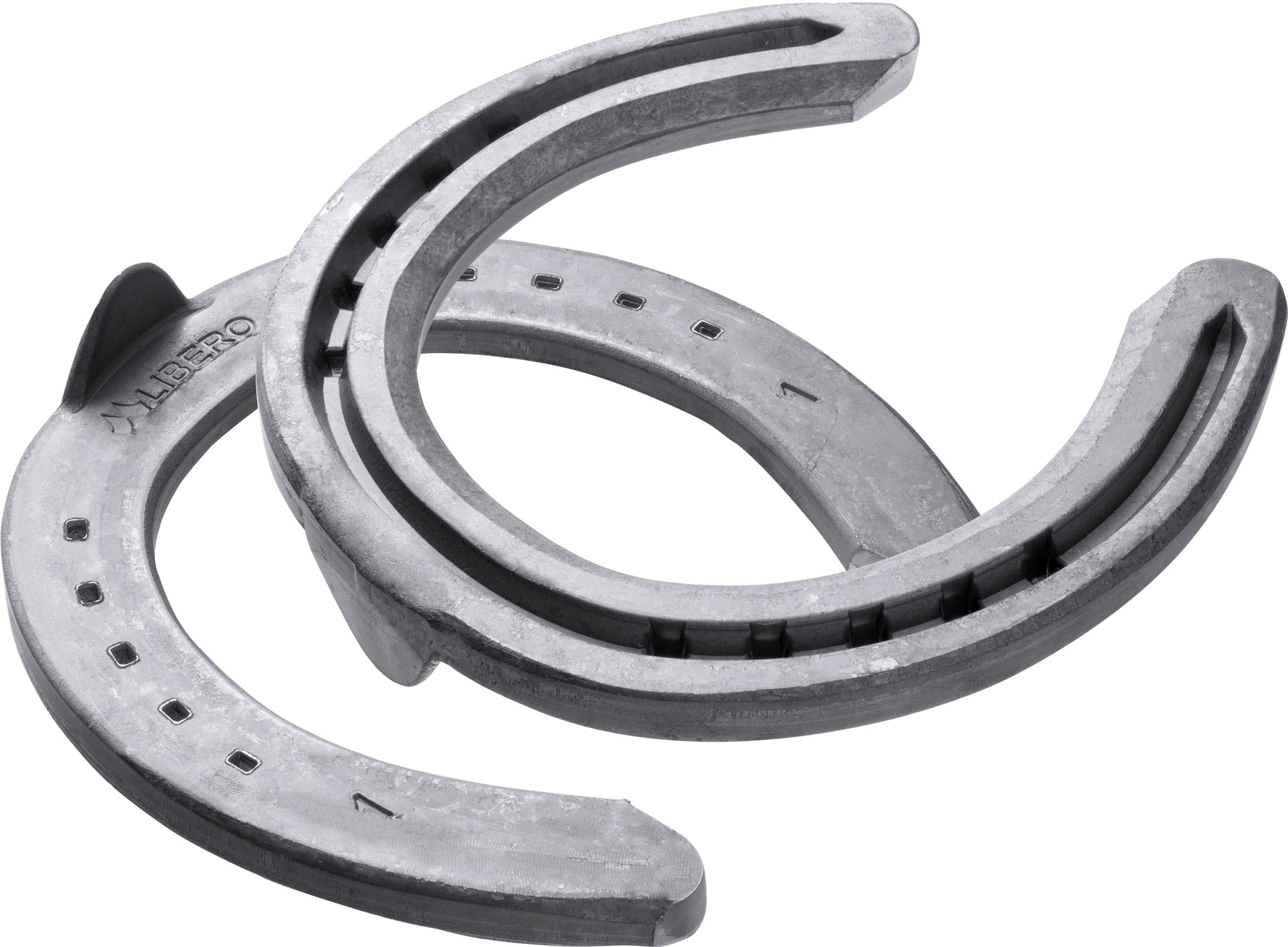 Mustad LiBero Concave horseshoes, front, 3D view
