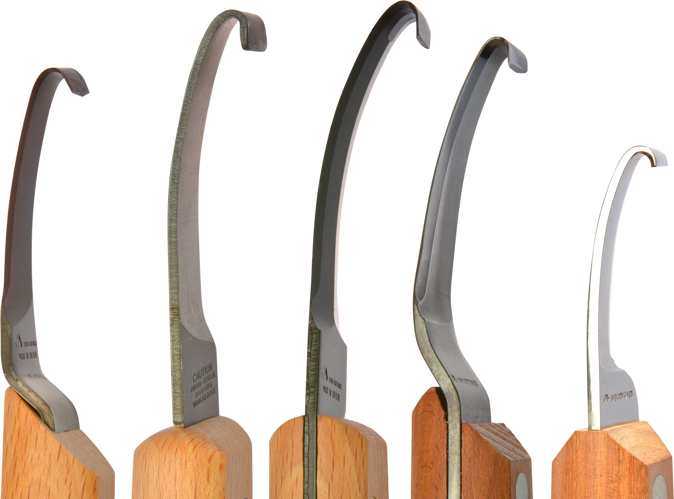 Mustad Hufmesser: Standard, breite Klinge, Doppelt, gebogene Klinge, schmale Klinge