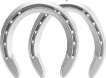 St. Croix Eventer Aluminium horseshoes, front and hind, bottom side