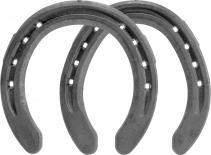 St. Croix Forge Eventer Plus horseshoes, front and hind, bottom view