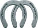 Mustad DynaMic horseshoes, front and hind, bottom view