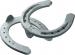 Mustad DynaMic horseshoes, front with toe clip, 3D view